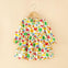 JF Yellow & White Printed Frock FD6081B